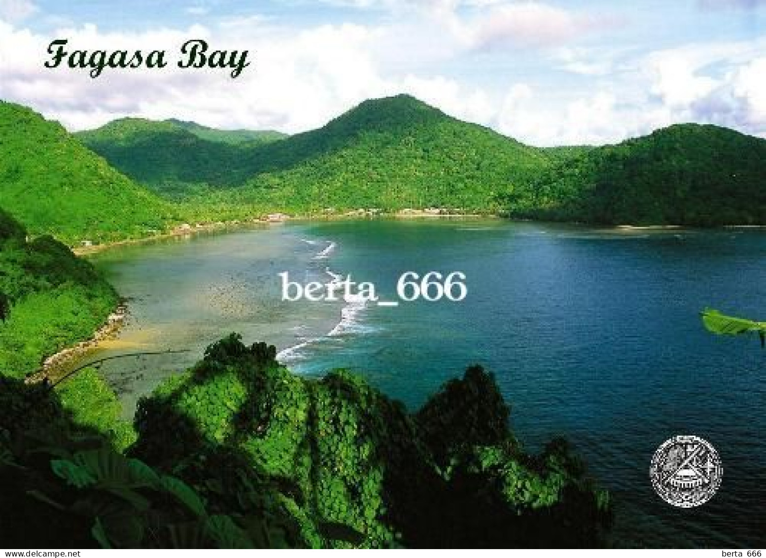 American Samoa Fagasa Bay New Postcard - American Samoa