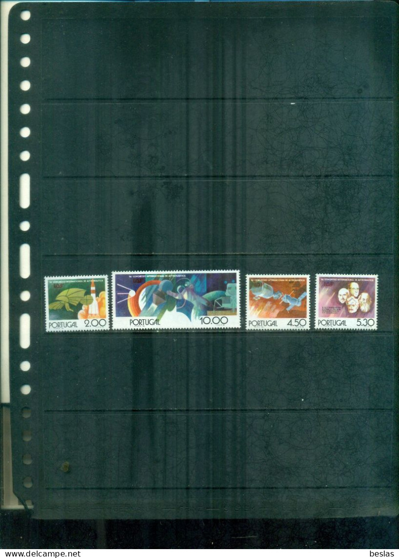 PORTUGAL 26 CONGRES FEDERATION D'ASTRONAUTIQUE 4 VAL NEUFS A PARTIR DE 1  EURO - Unused Stamps