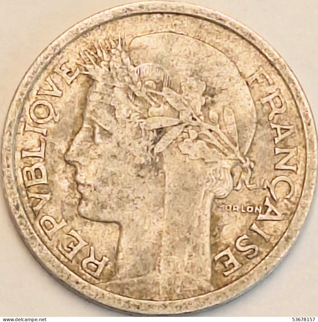 France - Franc 1949, KM# 885a.1 (#4085) - 1 Franc