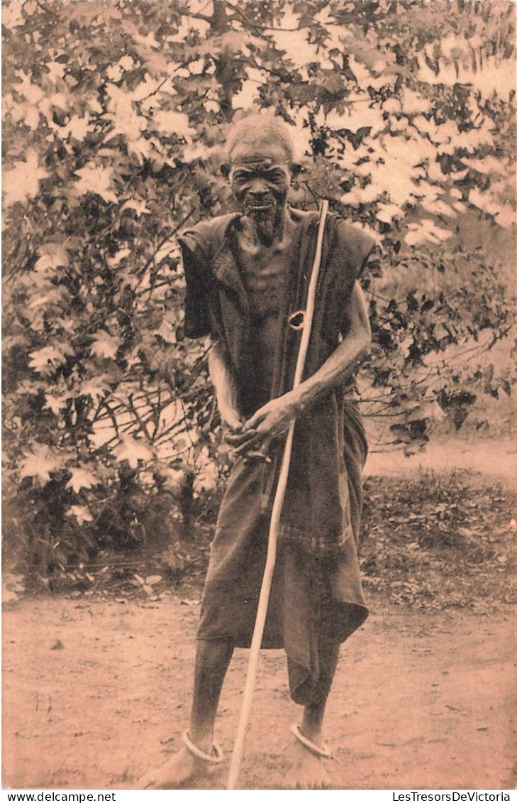 CONGO BELGE - Vieux Chef De Village - Carte Postale Ancienne - Belgisch-Kongo