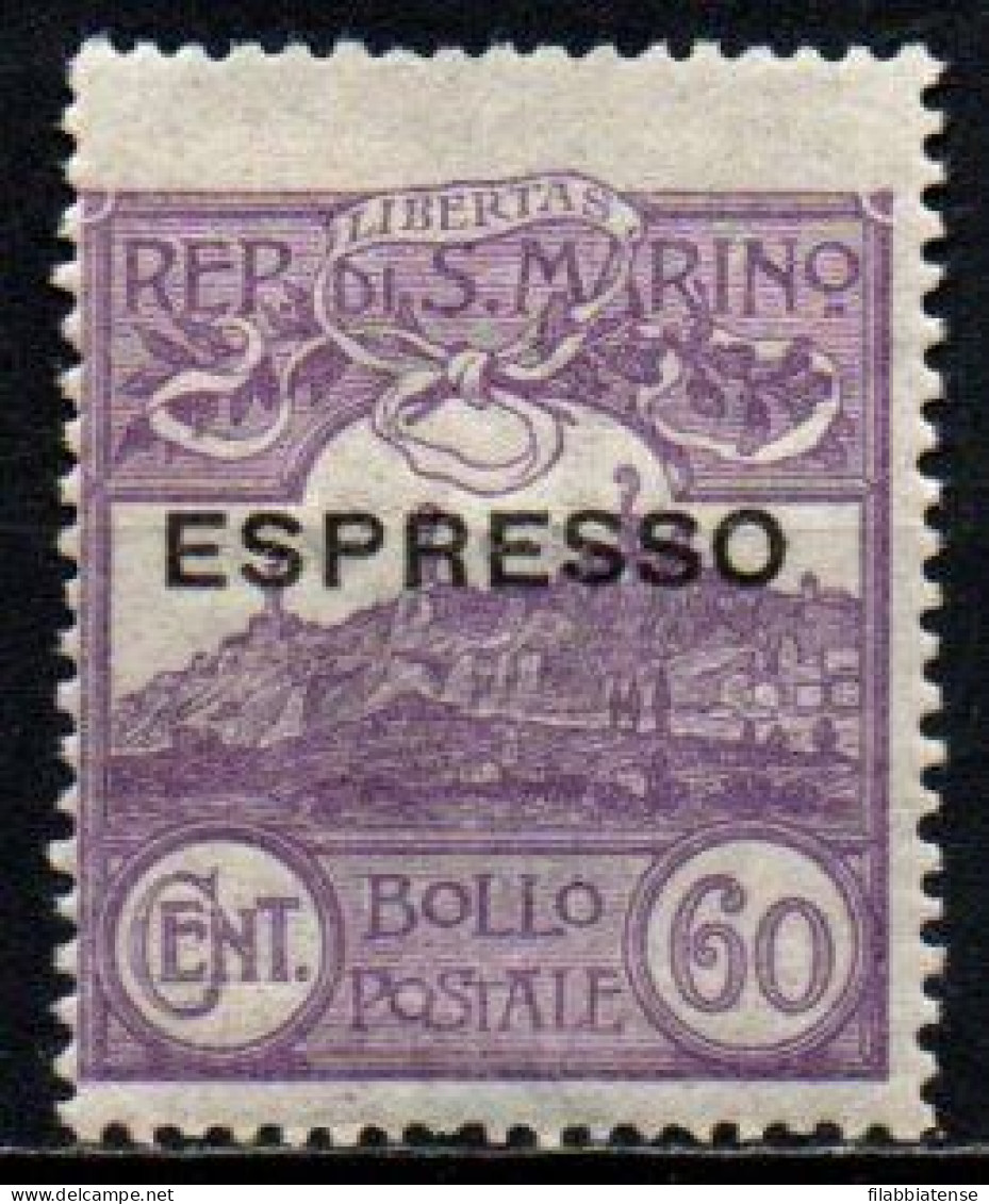 1923 - San Marino E 2 Espresso  ++++++ - Neufs