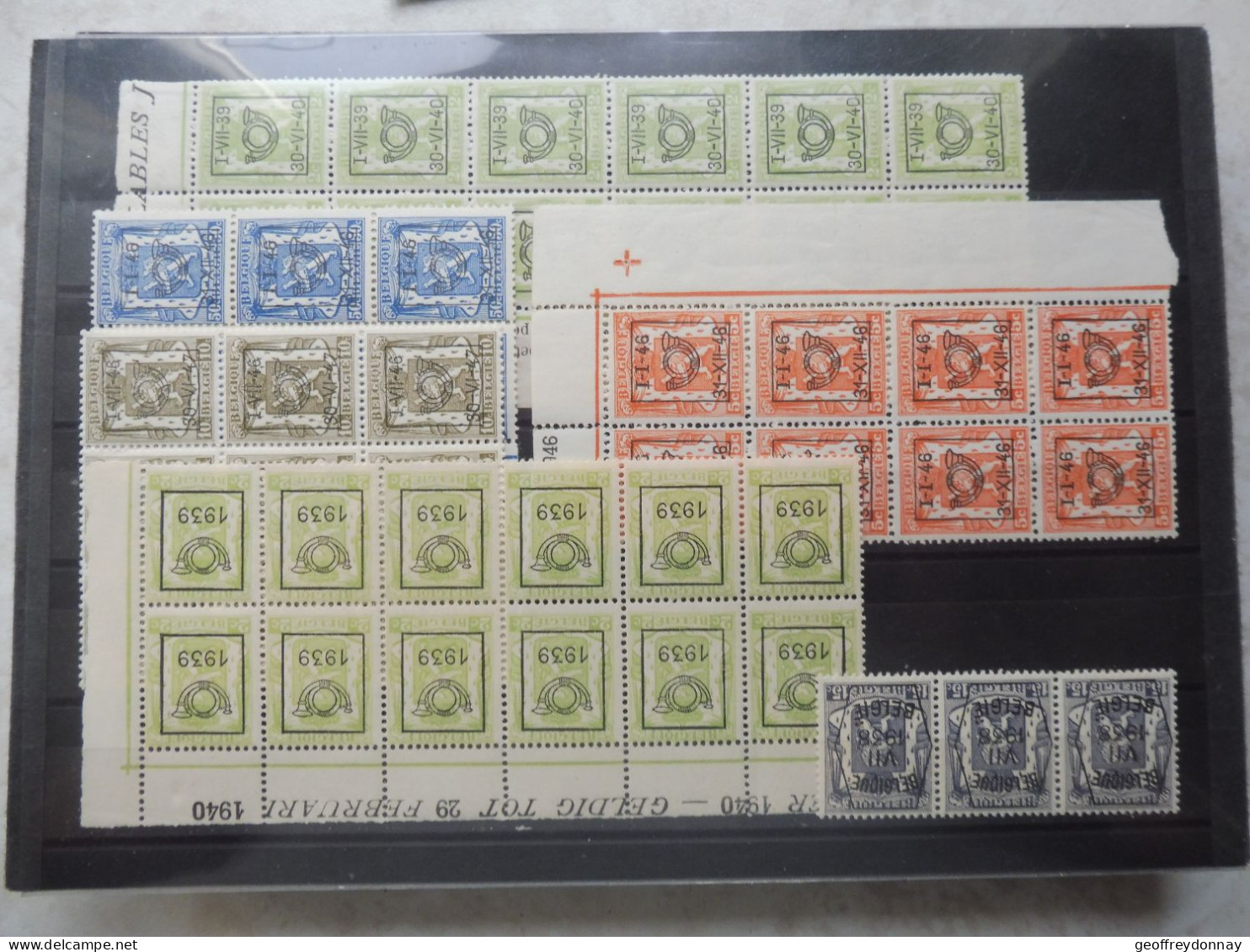 Belgique Preo ** Neuf Serie Mnh Petit Lot Dont 1 Bonne Valeur 1939 - Tipo 1936-51 (Sigillo Piccolo)