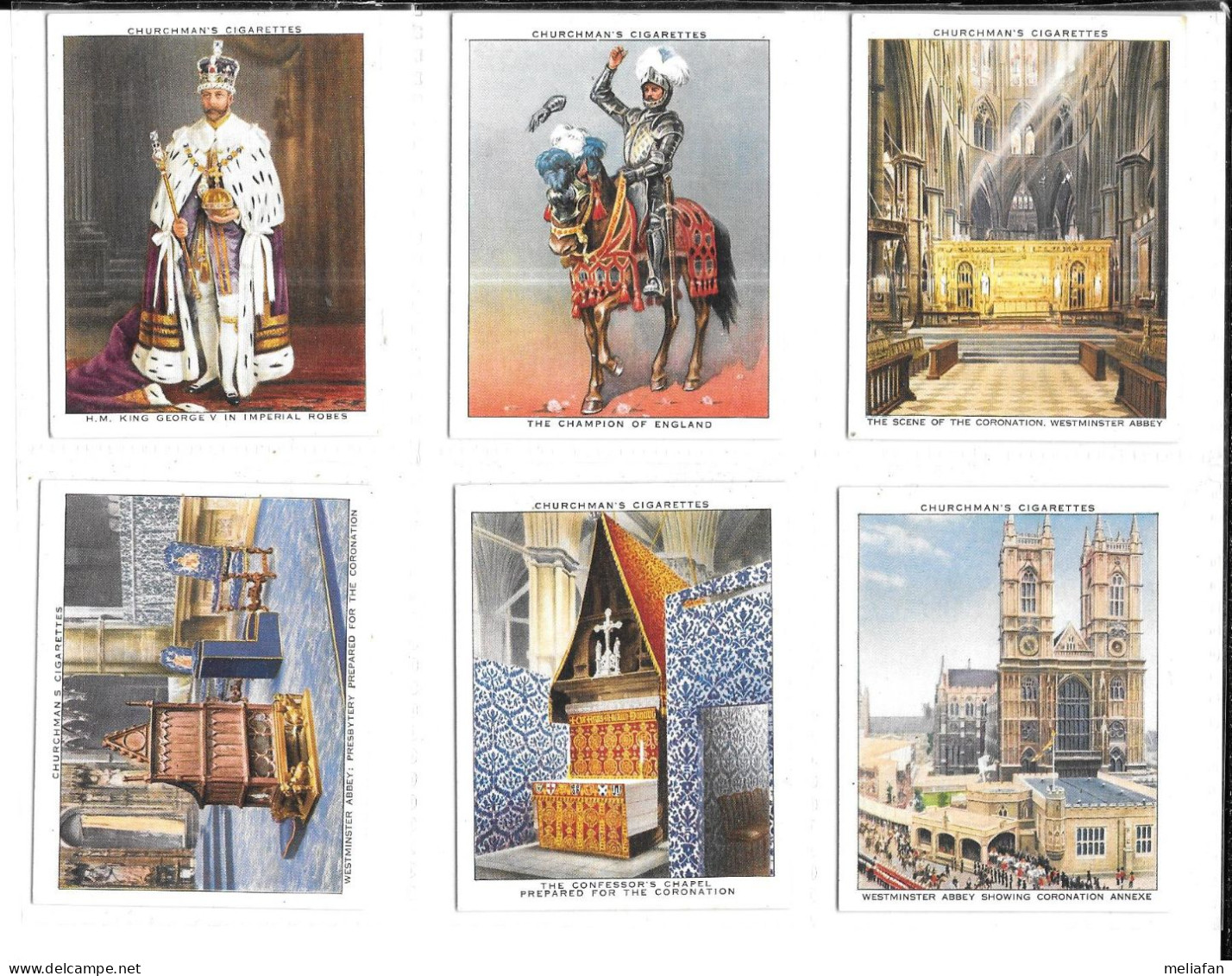 GF644 - SERIE COMPLETE 15 CARTES CHURCHMANN - THE KING'S CORONATION - Churchman