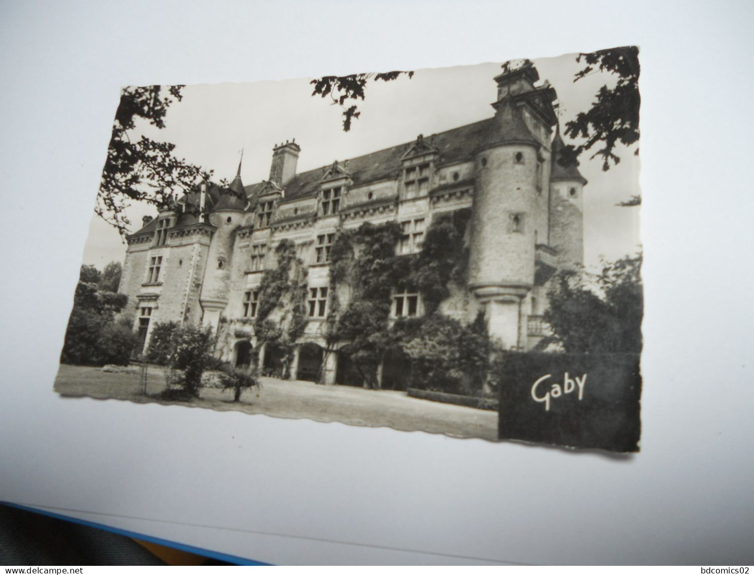 DEP 79 DEUX SEVRES CARTE ANCIENNE EN N/BL DE 1961 GAUFRE LA MOTHE SAINT HERAY CHATEAU DE LA VILLEDIEU EDIT ARTAUD GABY - La Mothe Saint Heray