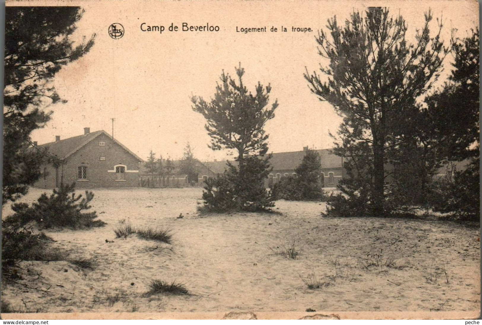 N°255 Z -cpa Camp De Beverloo -logement De La Troupe- - Autres & Non Classés