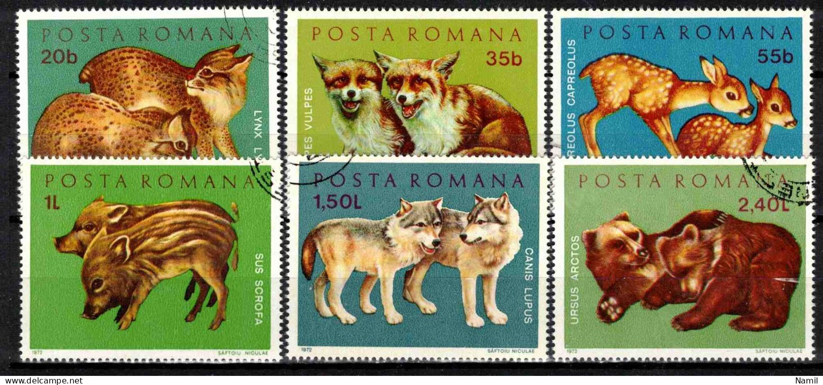 Roumanie 1972 Mi 3005-10 (Yv 2674-9), Obliteré - Used Stamps