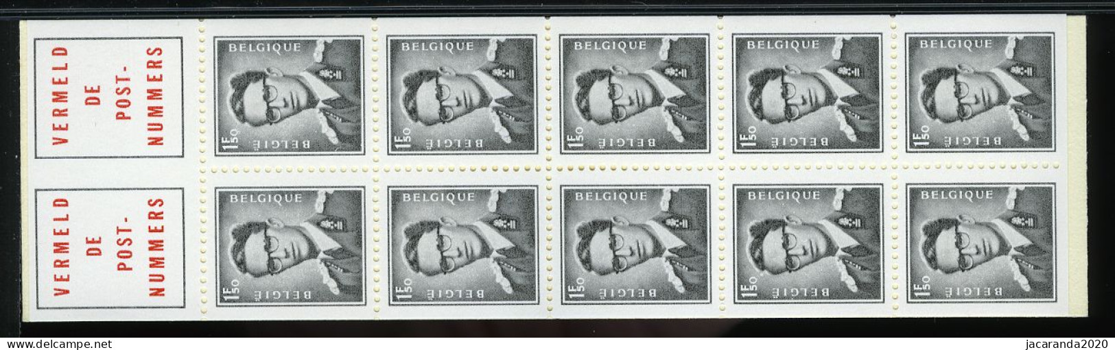 België B3/5 - Koning Boudewijn - Roi Baudouin - Tweetalig + NL + FR - 1970 - 1953-2006 Moderne [B]