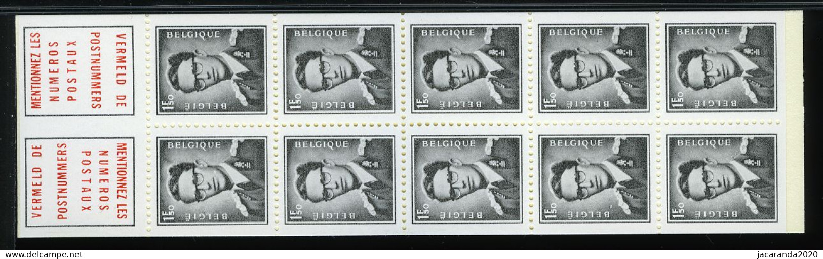 België B3/5 - Koning Boudewijn - Roi Baudouin - Tweetalig + NL + FR - 1970 - 1953-2006 Modernes [B]