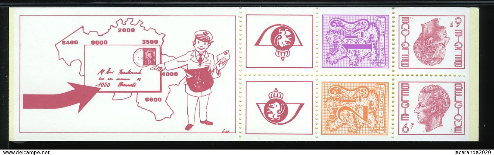 België B14 - Koning Boudewijn - Cijfer Op Heraldieke Leeuw - Roi Baudouin - Chiffre Sur Lion Héraldique - 1978 - 1953-2006 Moderne [B]