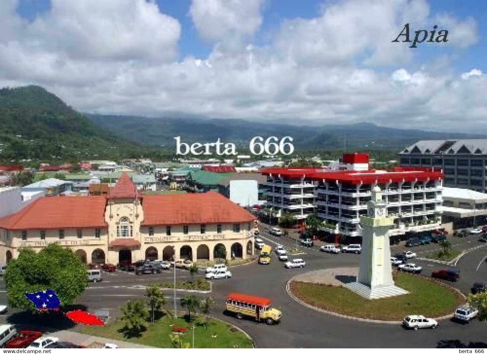 Samoa Apia Clock Tower New Postcard - Samoa