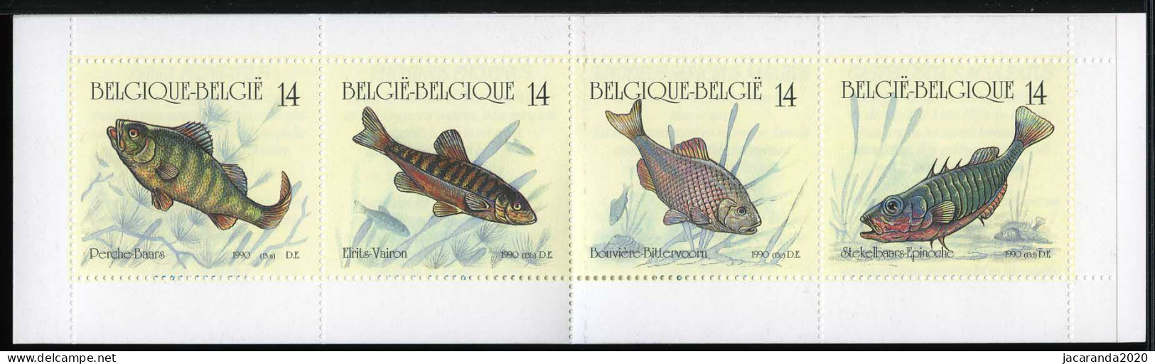 België B20 - Natuur - Vissen - Nature - Poissons - 1990 - 1953-2006 Moderne [B]