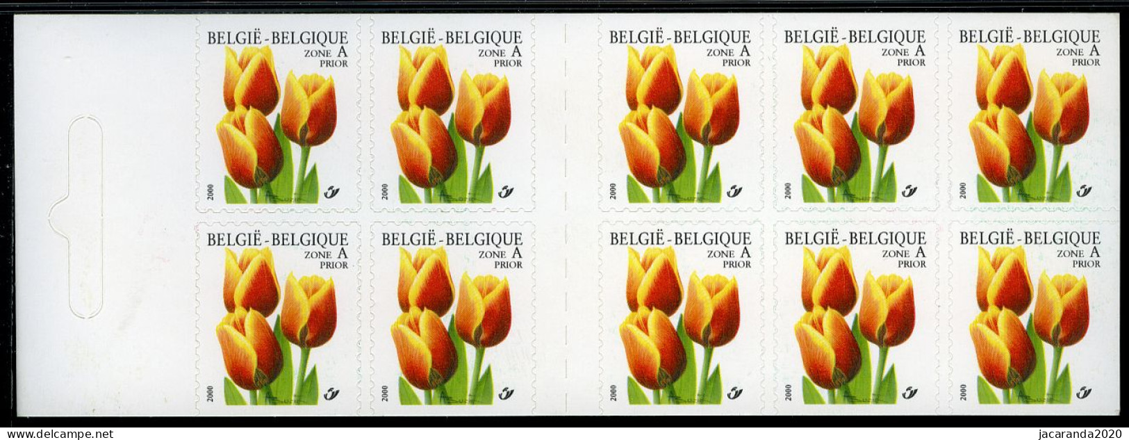 België B34 - Bloemen - Fleurs - Tulpen - Tulipes - André Buzin - Zelfklevend - Autocollants - Validité Permanente - 2000 - 1997-… Validez Permanente [B]