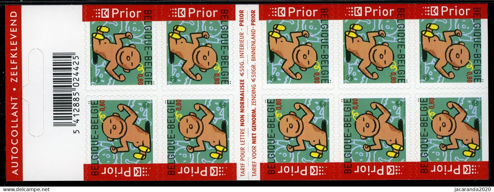 België B53 - Gelegenheidszegels - Timbres De Circonstance - Geboorte Jongen - Garçon - Zelfklevend - Autocollants - 2005 - 1953-2006 Modernes [B]