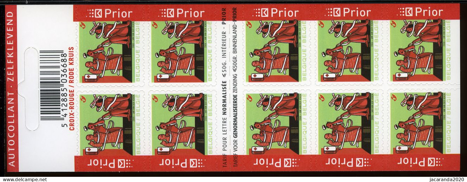 België B63 - Rode Kruis - Croix-Rouge - Zelfklevend - Autocollants - 2006 - 1997-… Validité Permanente [B]