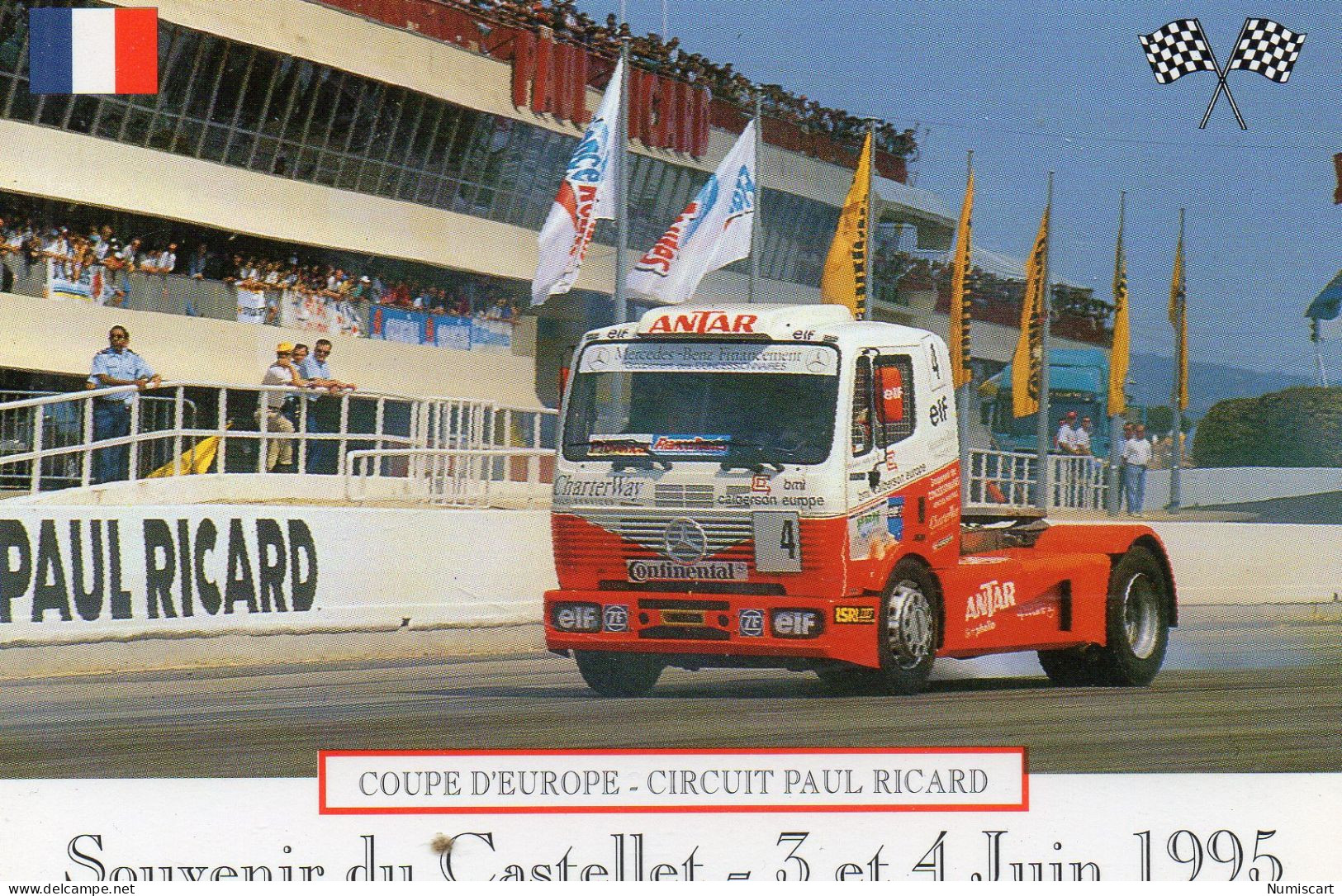 Camions Animée Coupe D'Europe Circuit Pau Ricard Le Castellet - Vrachtwagens En LGV