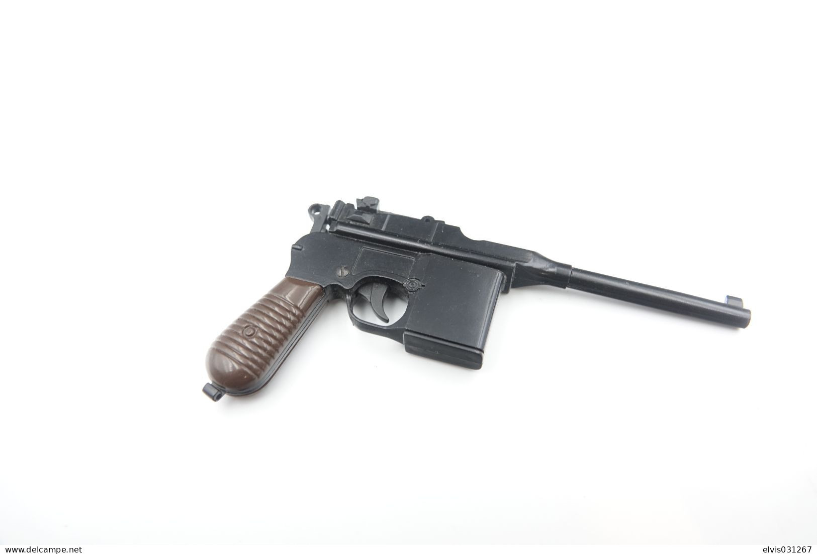 Vintage TOY GUN : Pistolas & Revólveres RBA MAUSER C96 - L=13cm - 19??s - Keywords : Cap - Revolver - Pistol - Armes Neutralisées