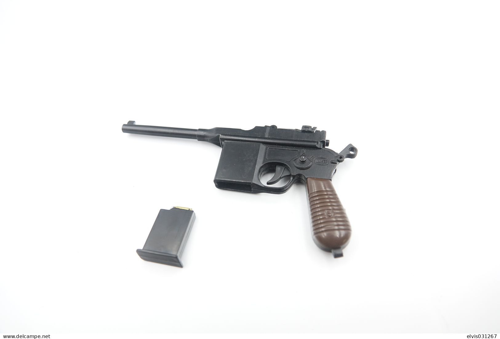 Vintage TOY GUN : Pistolas & Revólveres RBA MAUSER C96 - L=13cm - 19??s - Keywords : Cap - Revolver - Pistol - Decotatieve Wapens