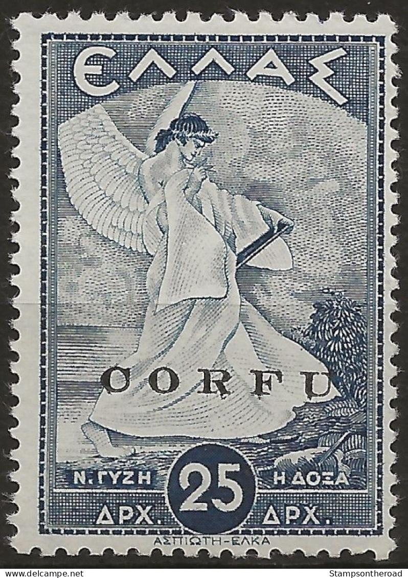 OICO31N - 1941 Occup. Italiana CORFU', Sass. Nr. 31, Francobollo Nuovo Senza Linguella **/ - Korfu