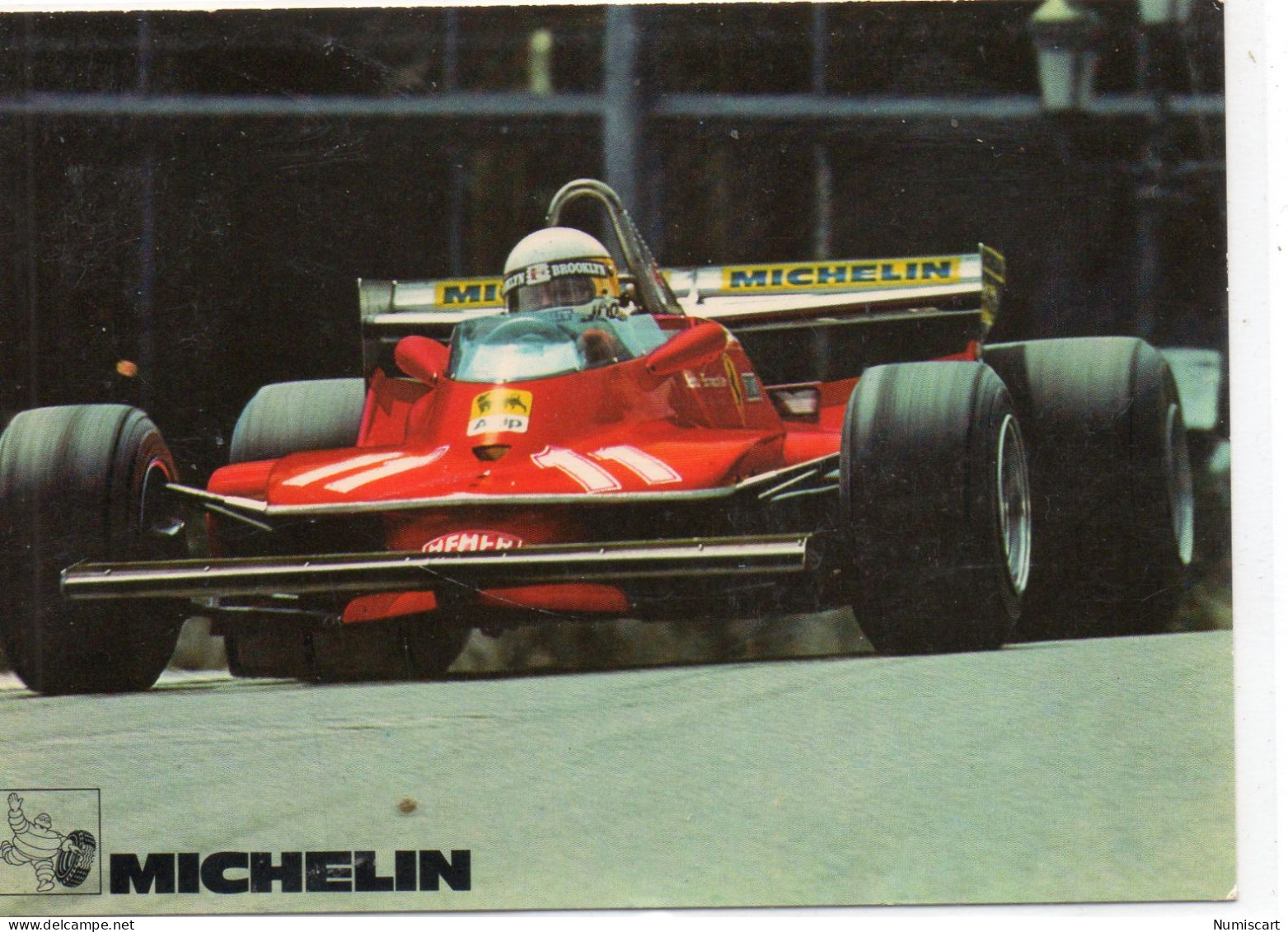 Formule 1 F1 Jody Scheckter Ferrari Pneu Michelin Course Automobile - Grand Prix / F1