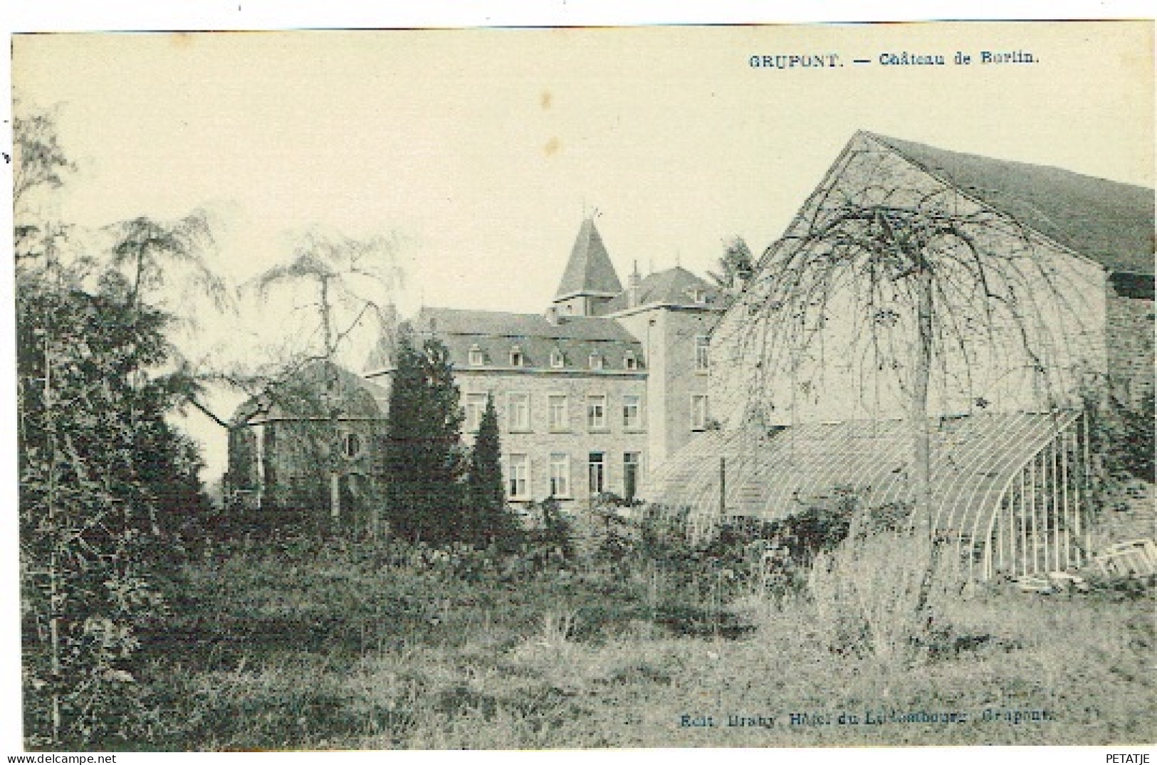 Grupont , Château De Burlin - Tellin