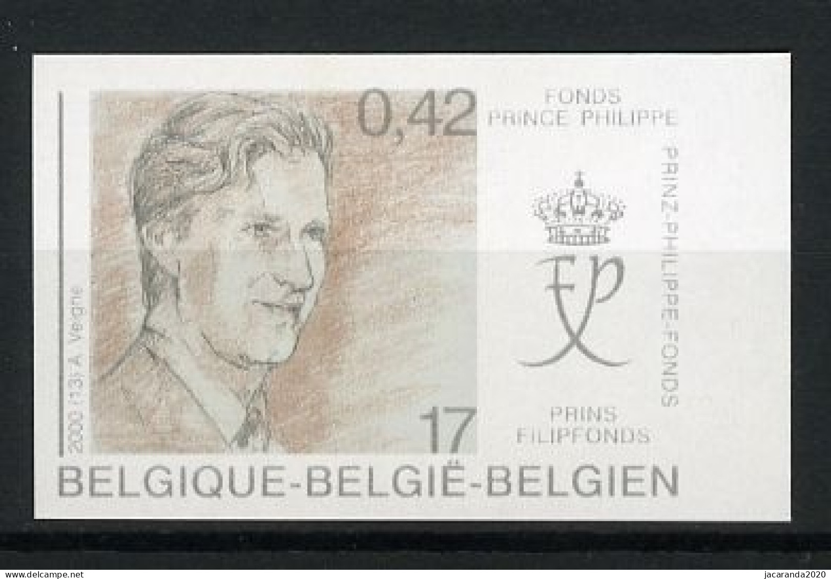 België 2906 ON - 40 Jaar Prins Filip - Prins Filipfonds - 1981-2000