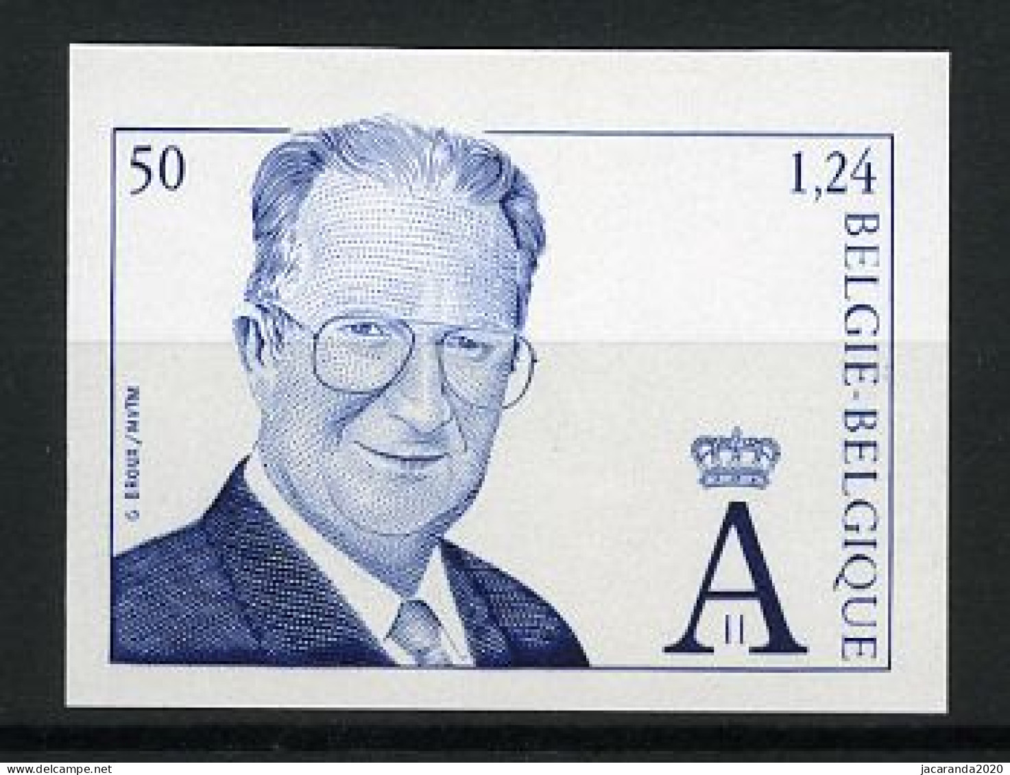 België 2964 ON - Koning Albert II - Roi Albert II - 1981-2000