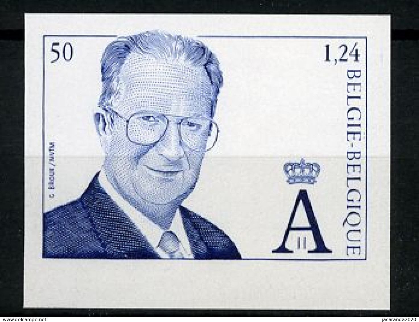 België 2964 ON - Koning Albert II - Roi Albert II - 1981-2000