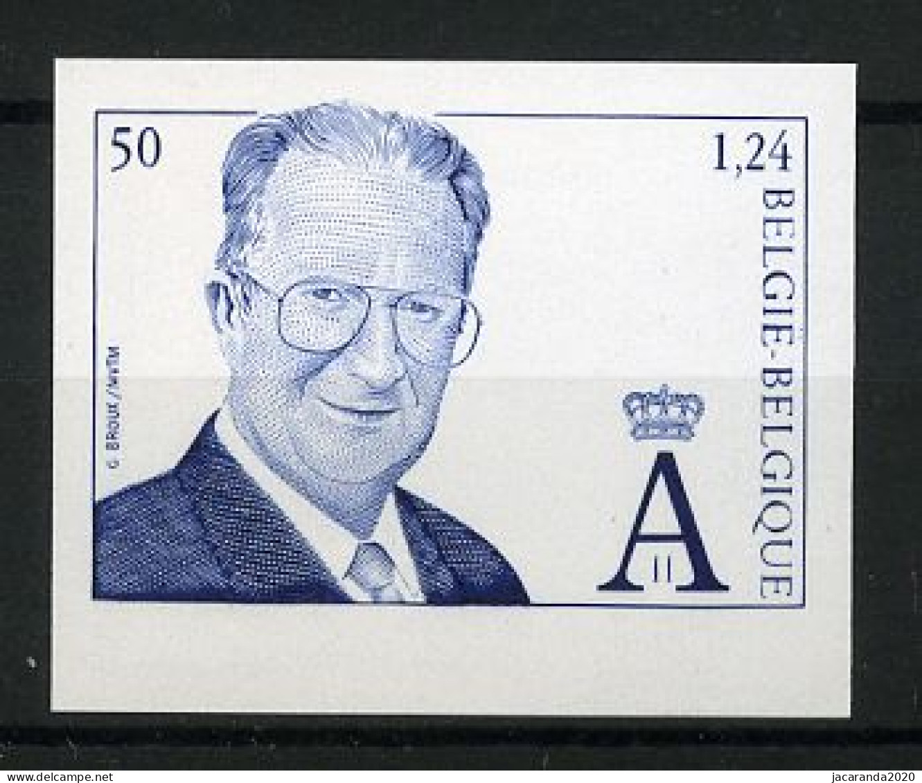 België 2964 ON - Koning Albert II - Roi Albert II - 1981-2000