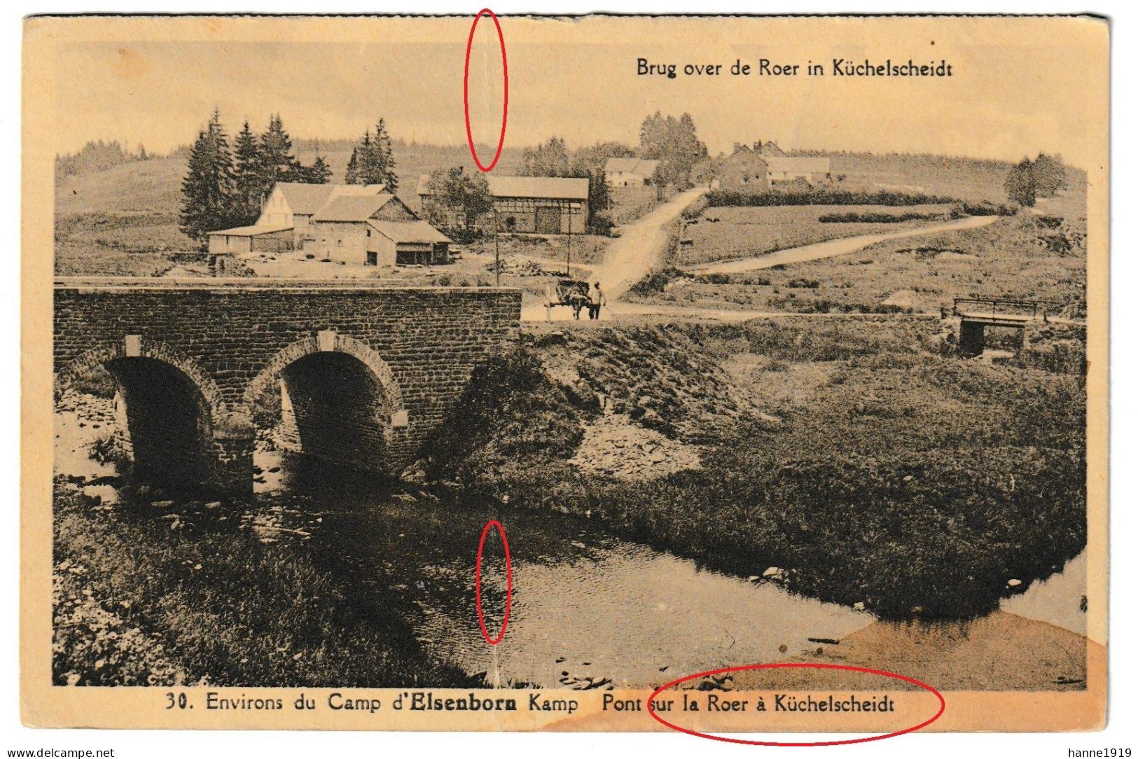Elsenborn Pont Sur Le Roer à Küchelscheidt - Elsenborn (Kamp)