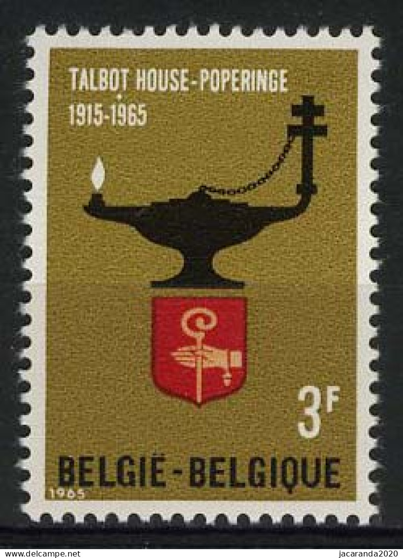 België 1336-V - Wit Punt Boven 1965 - Altri & Non Classificati