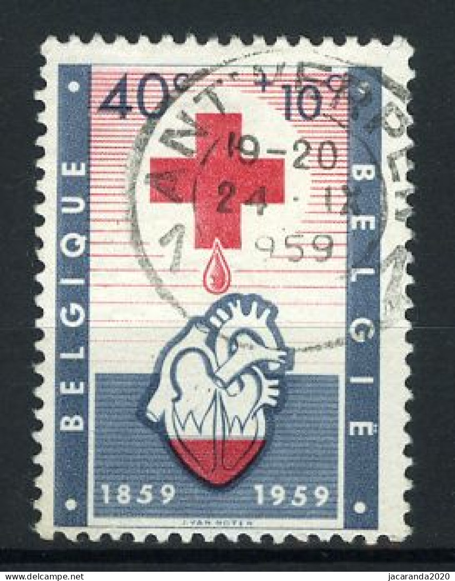 België 1096 - Rode Kruis - Gestempeld - Oblitéré - Used - Oblitérés