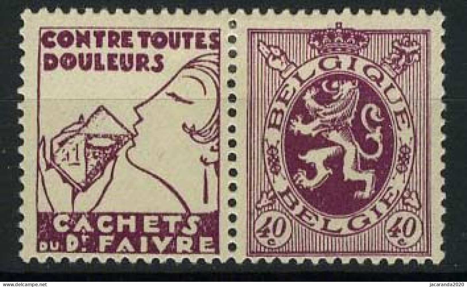 België PU24 * - Faivre - Zeer Fijn Scharniertje - Neuf Avec Fine Charnière - MLH - Mint