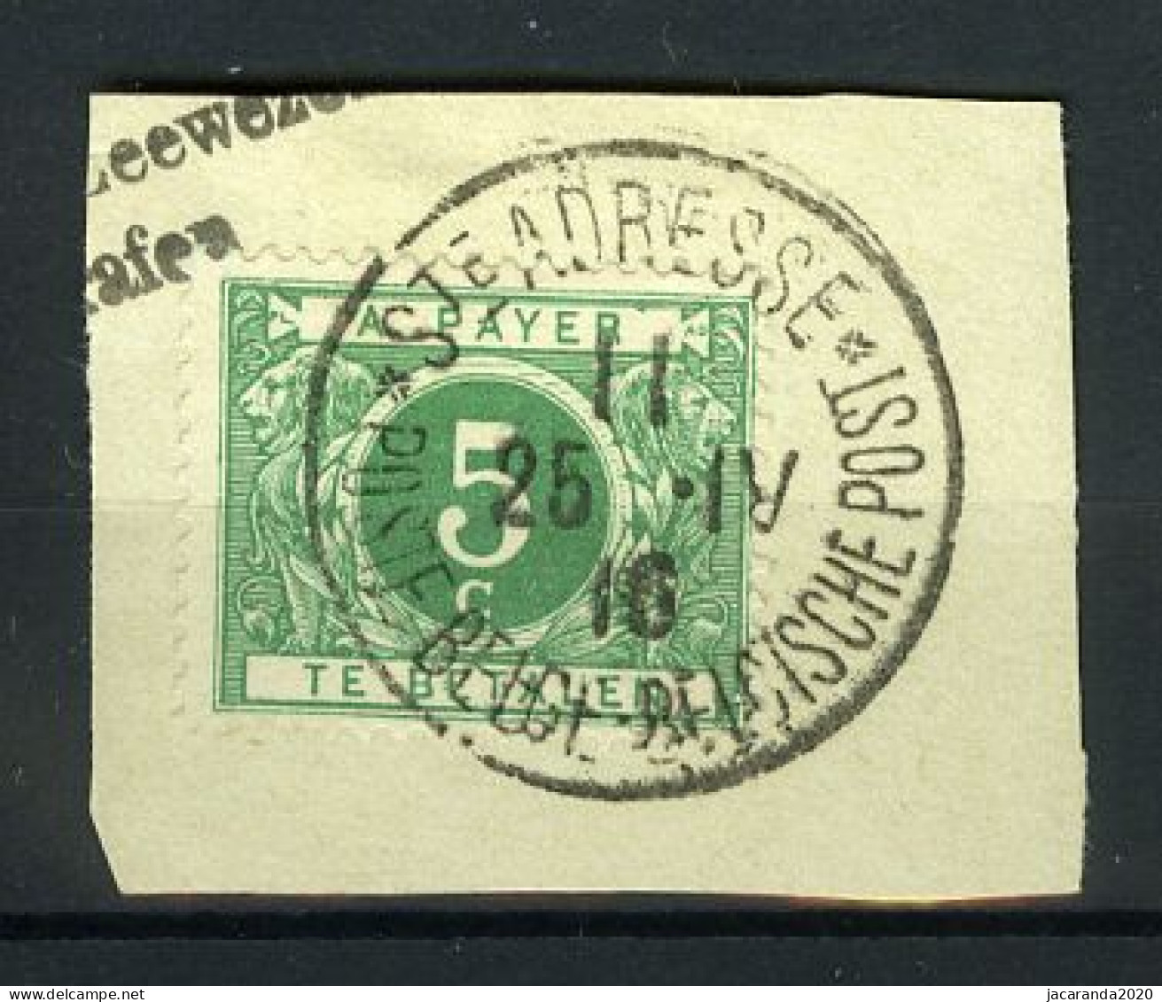 België TX 12 - Op Fragment - Stempel: St. Adresse - Stamps