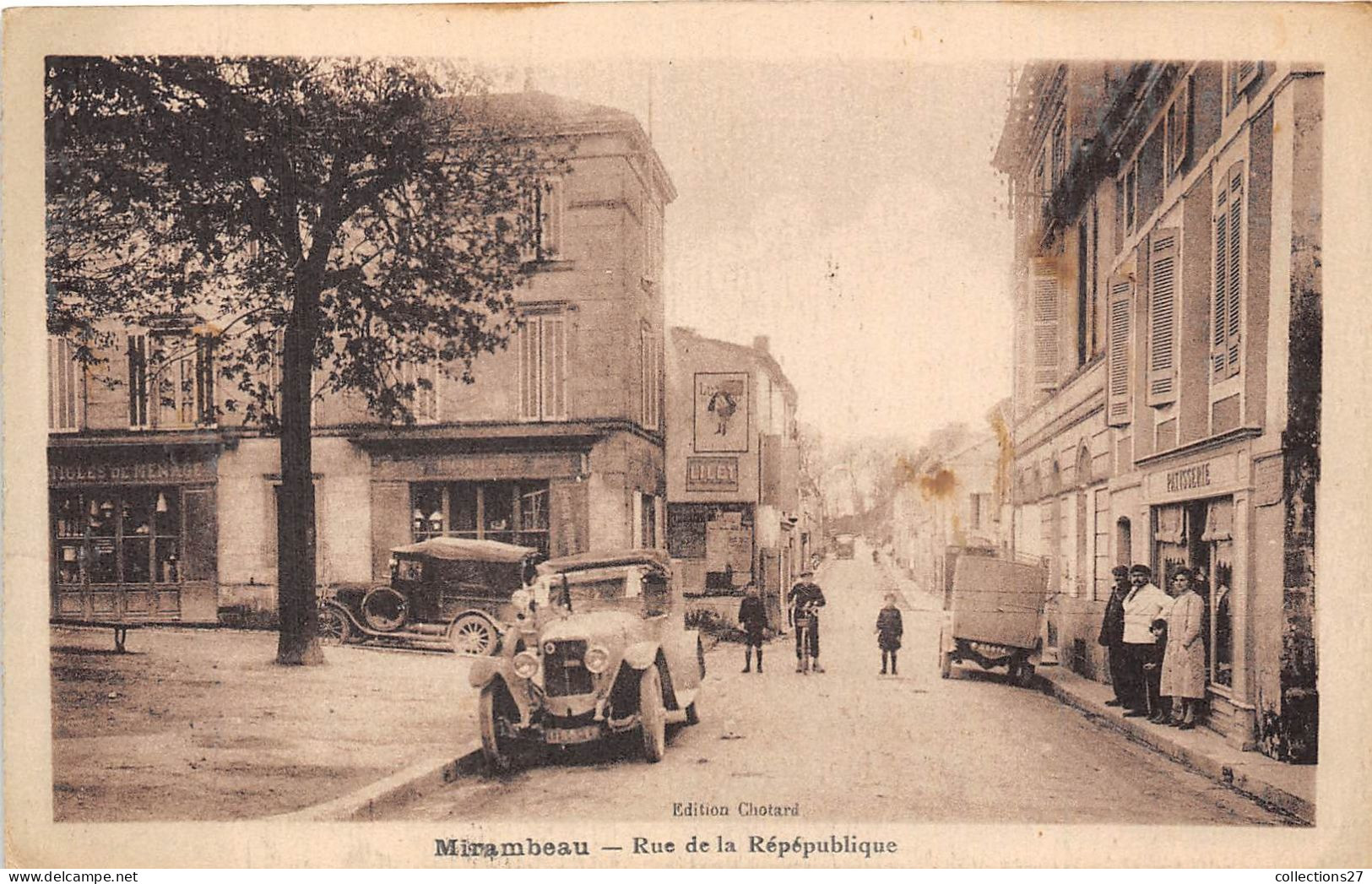 17-MIRAMBEAU- RUE DE LA REPUBLIQUE - Mirambeau