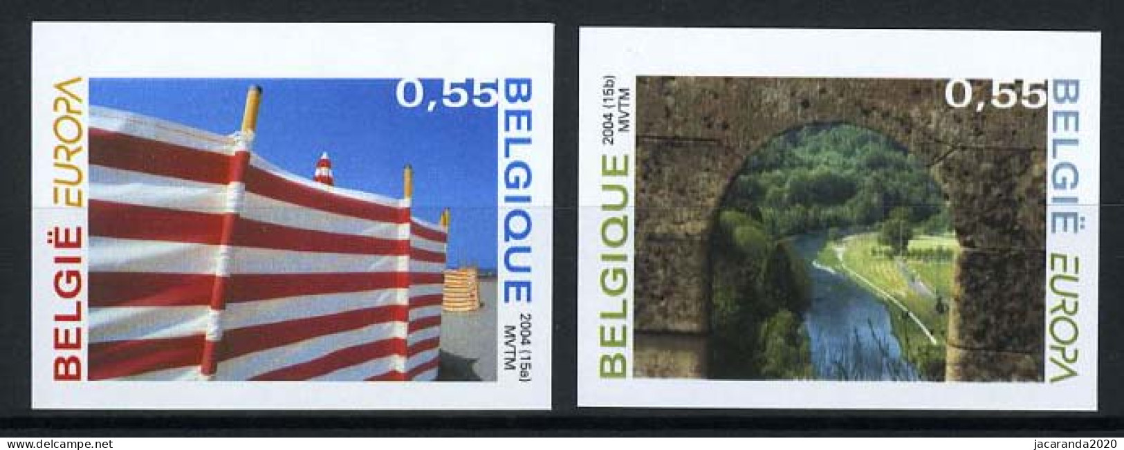 België 3291/92 ON - Europa 2004 - Vakantie - Vacances - 2001-…
