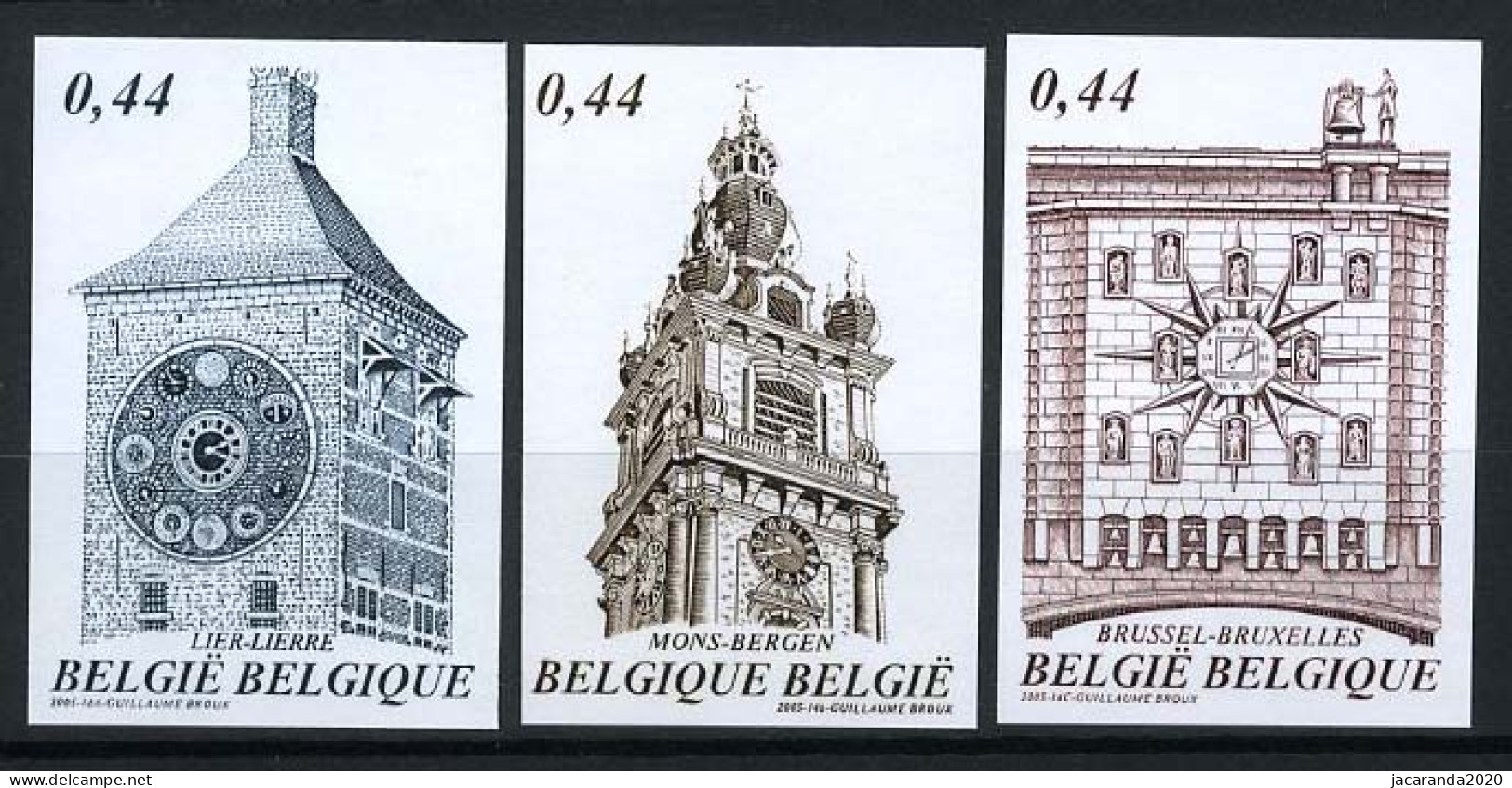 België 3396/98 ON - Toerisme - Monumentale Uurwerken - Horloges - Zimmertoren - Kunstberg - 2001-…