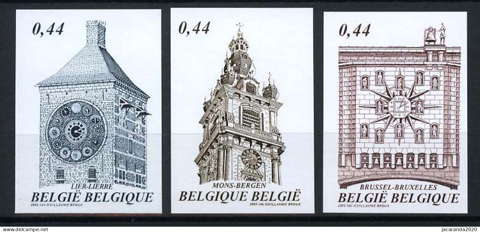 België 3396/98 ON - Toerisme - Monumentale Uurwerken - Horloges - Zimmertoren - Kunstberg - 2001-…