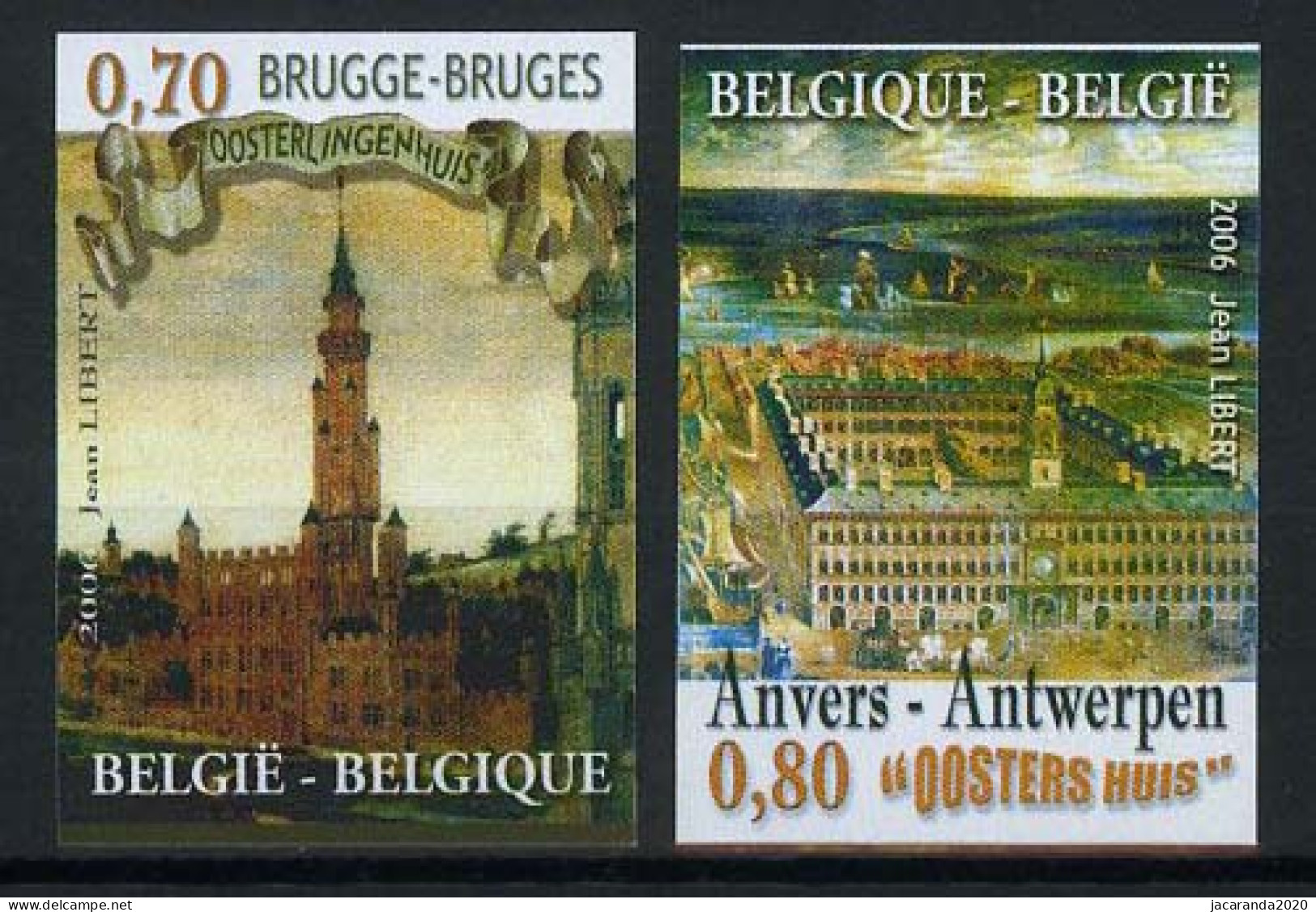 België 3550/51 ON - De Hanze - La Hanse - Brugge - Antwerpen  - 2001-…