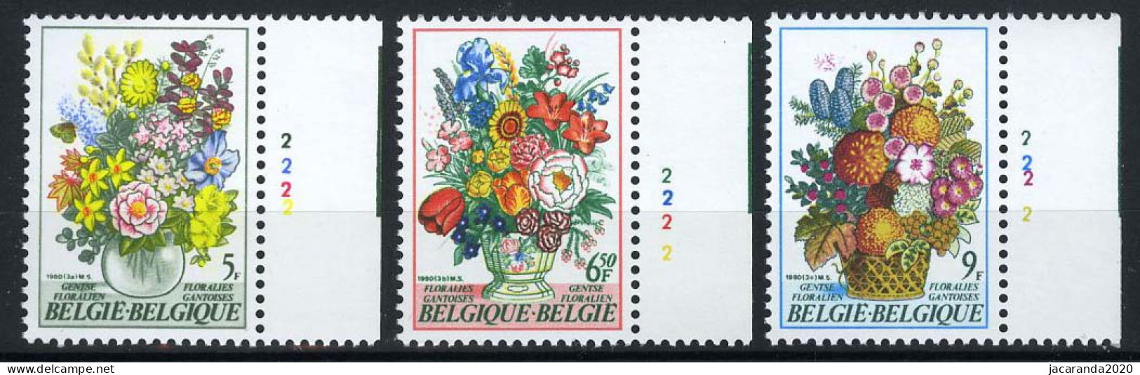 België 1966/68 - Floraliën - Plnr 2 - 1971-1980
