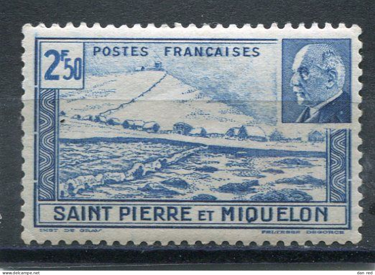 SAINT-PIERRE ET MIQUELON N° 211 * (Y&T) (Neuf Charnière) - Ungebraucht