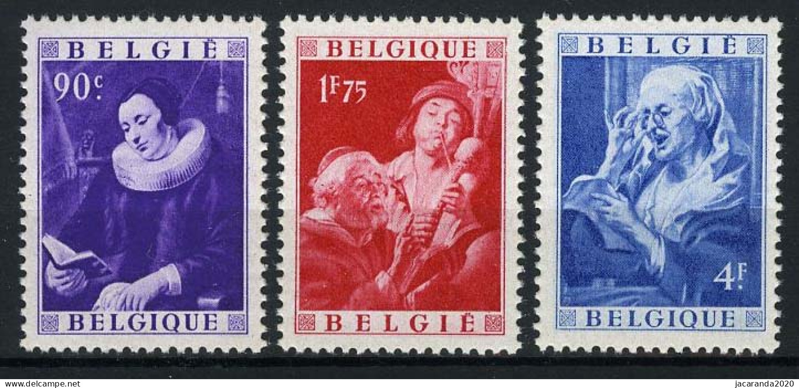 België 792/94 ** - Jacob Jordaens - LUXE - Unused Stamps