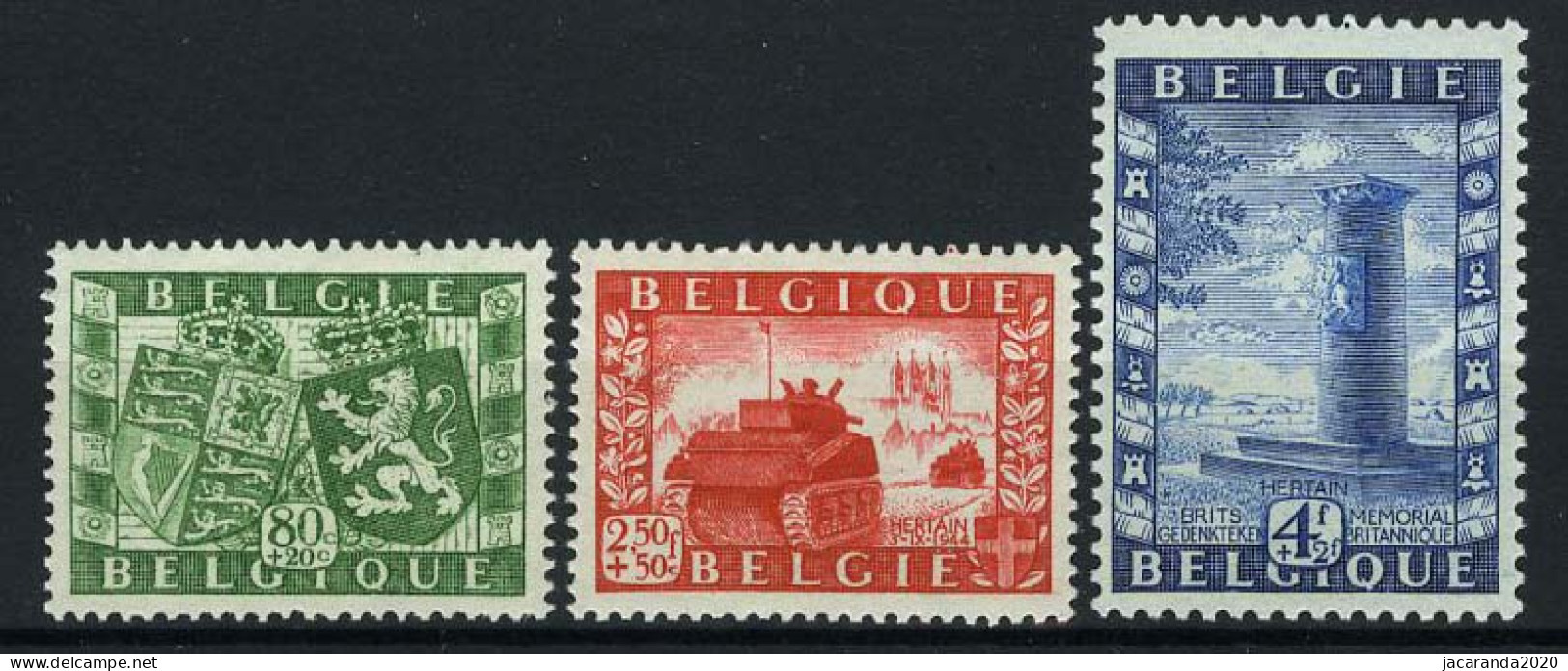 België 823/25 ** - Belgo-Britannique - Unused Stamps