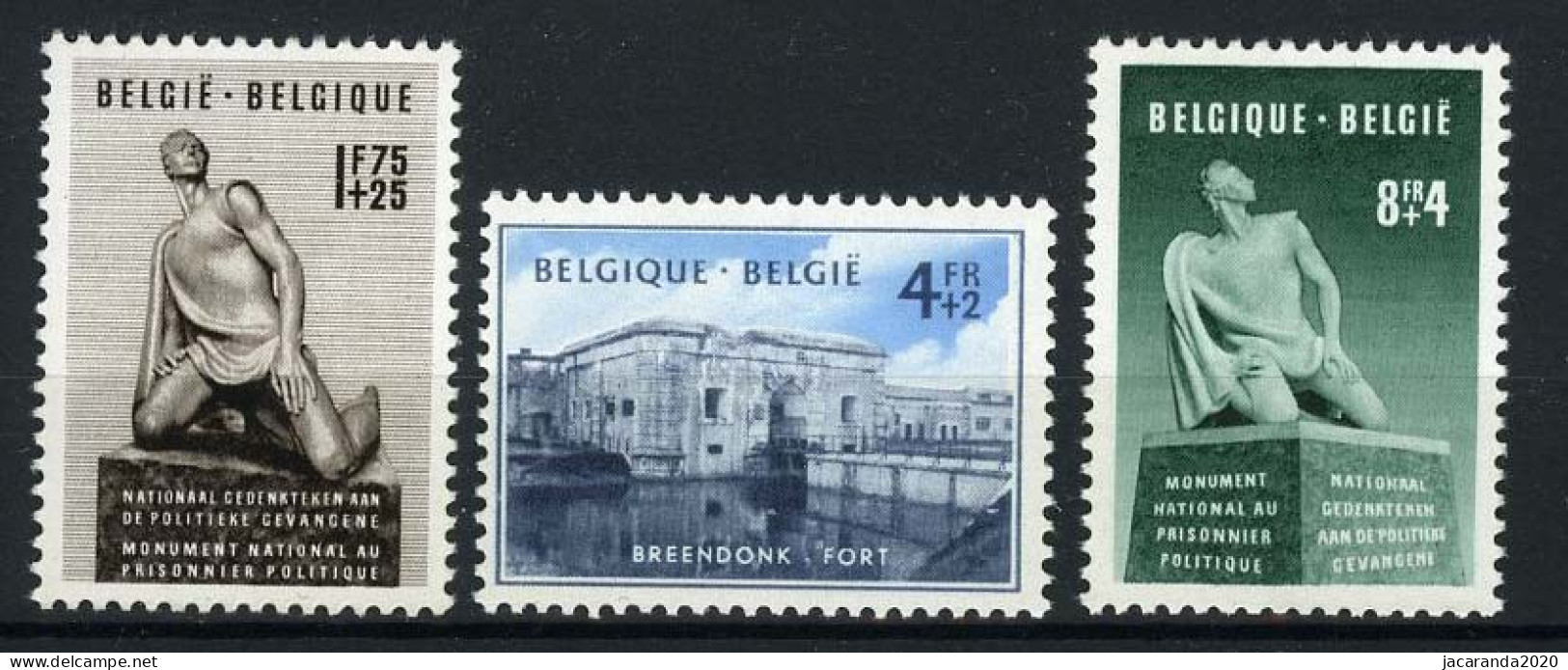 België 860/62 ** - Politieke Gevangenen - Prisonniers Politiques - Breendonk - MNH - Unused Stamps