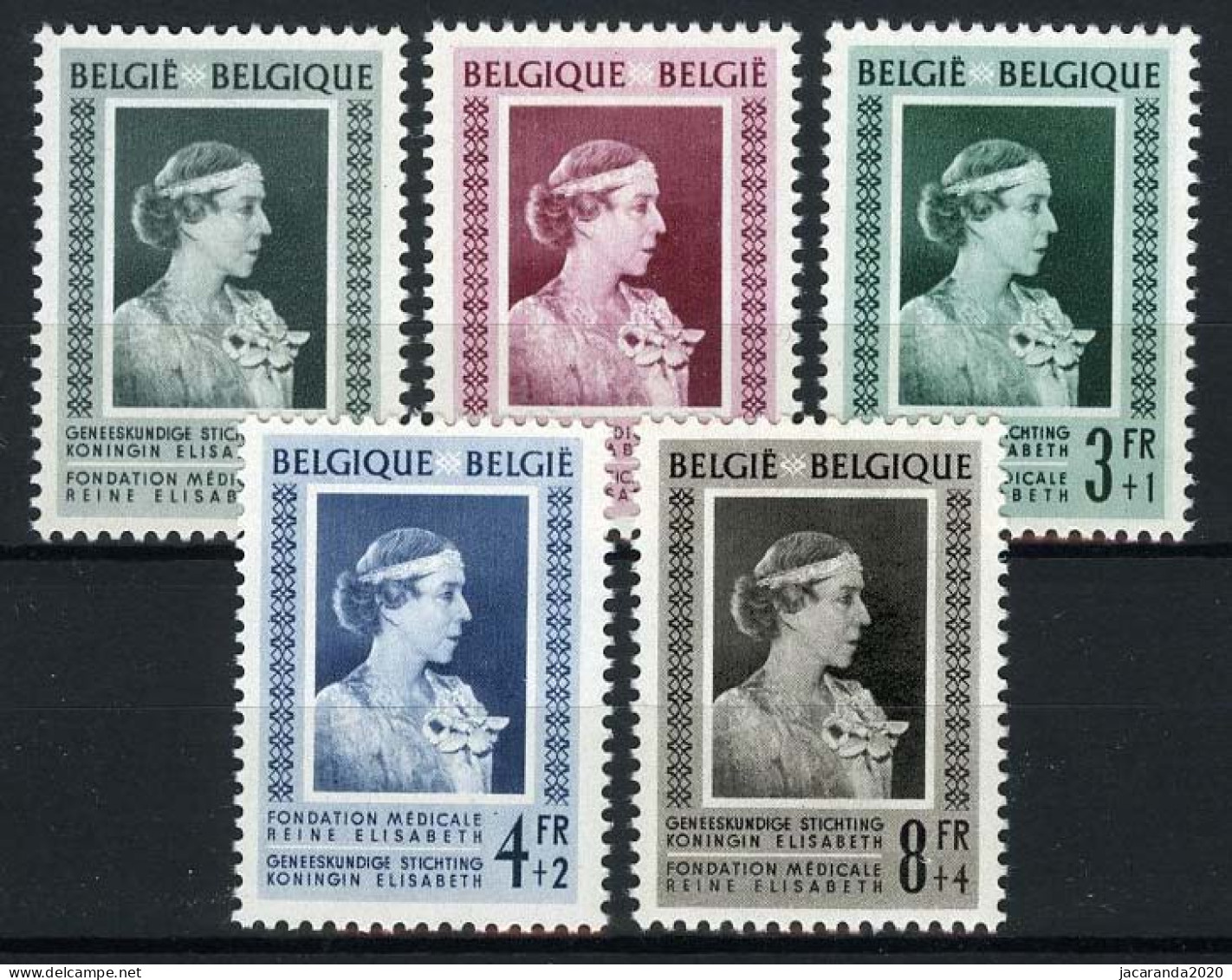 België 863/67 ** - Koningin Elisabeth - Reine Elisabeth - MNH - LUXE - Unused Stamps