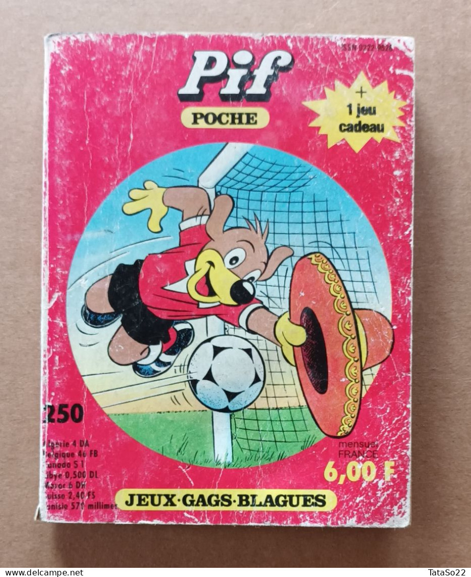 PIF Poche N°250 - Année 1986 - Pif - Autres