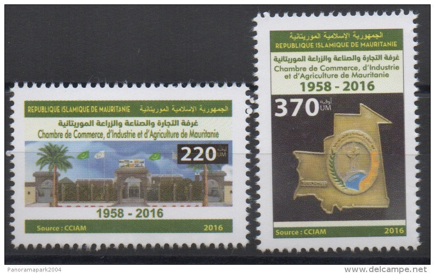 Mauritanie Mauretanien Mauritania 2016 Mi. ? Chambre De Commerce D'Industrie Et D'Agriculture Handelskammer 60 Ans ** - Mauretanien (1960-...)