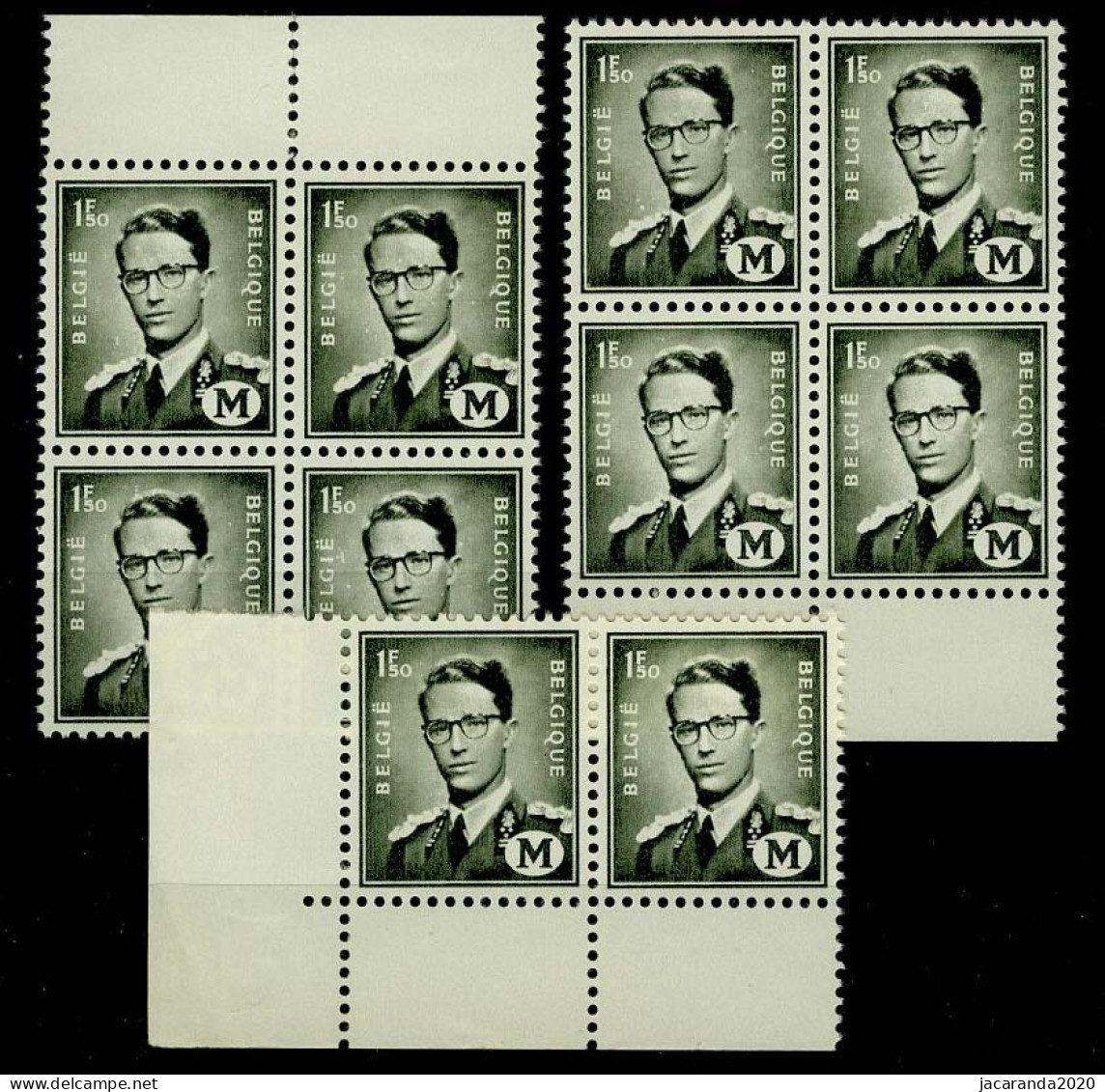 België M1 - Koning Boudewijn - 10 X  - Briefmarken [M]