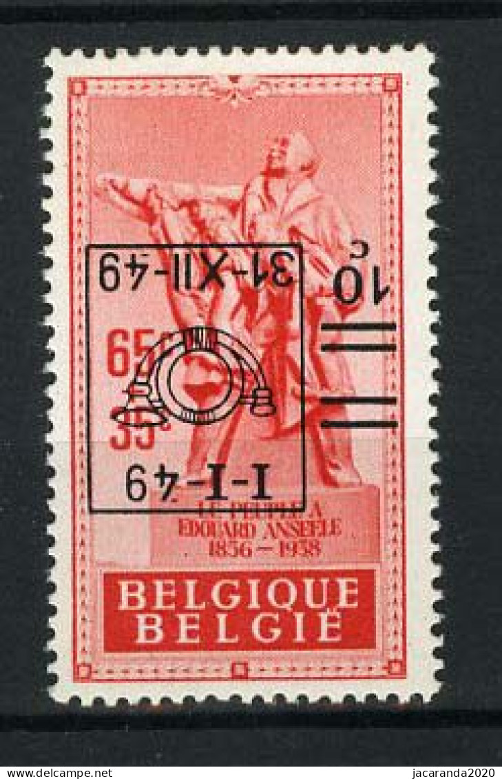 België 803 ** - Omgekeerde Opdruk - Surcharge Renversée - MNH - 1931-1960