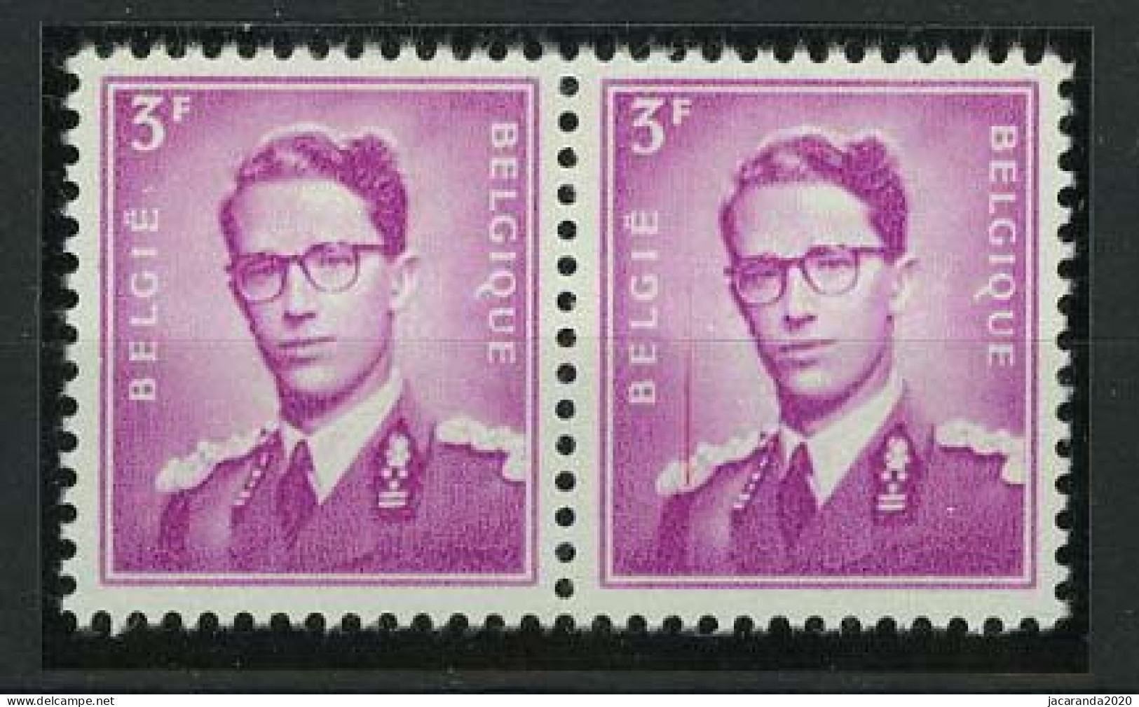 België 1067P3 ** - Koning Boudewijn - Verticale Lijn - Ligne Verticale - MNH - 1931-1960