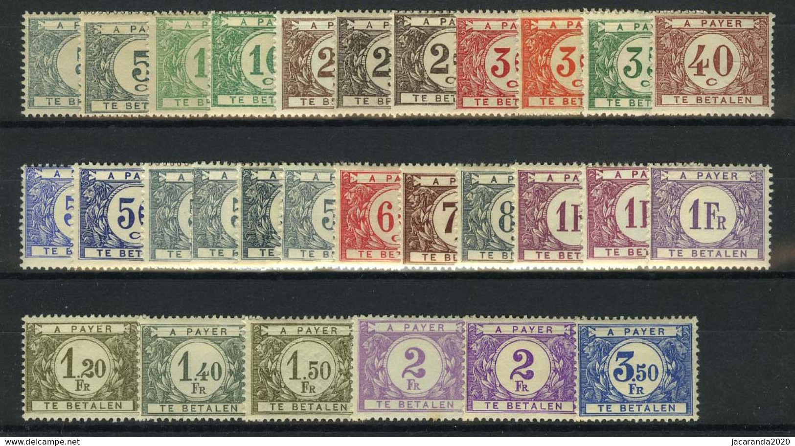 België TX 32/48 * + Kleurnuances - Timbres